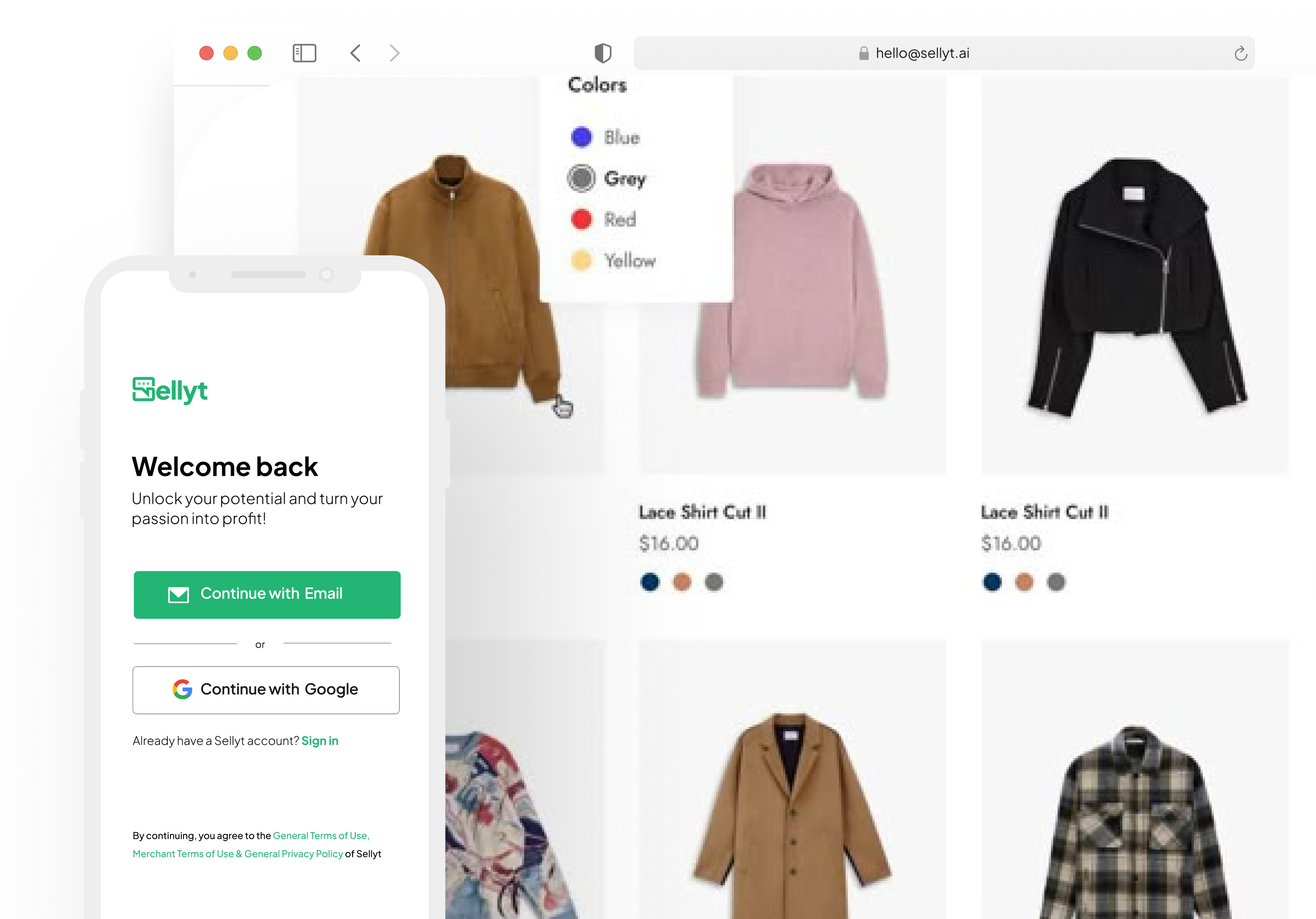 store setup illustration